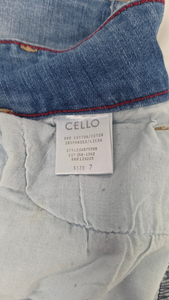Cello Distressed Skinny Jeans Women's Size 7
