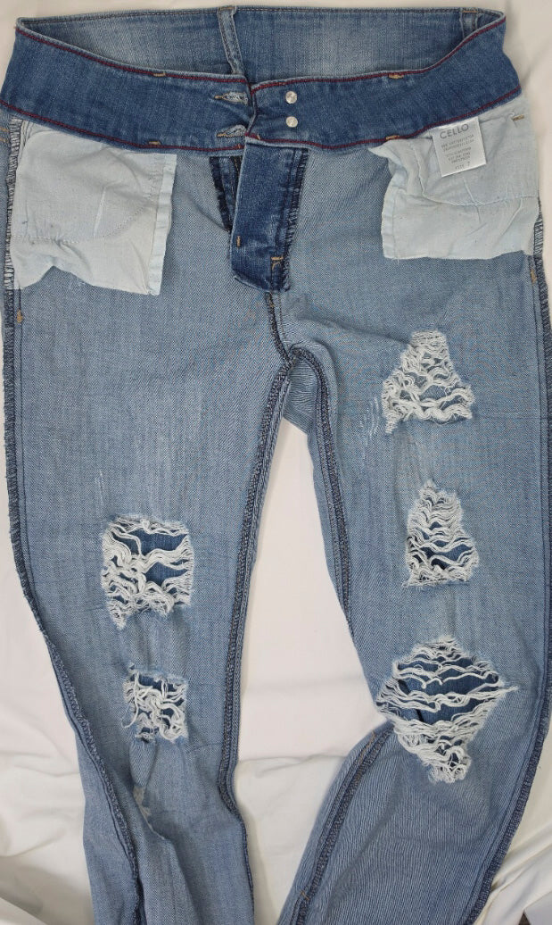 Cello Distressed Skinny Jeans Women's Size 7