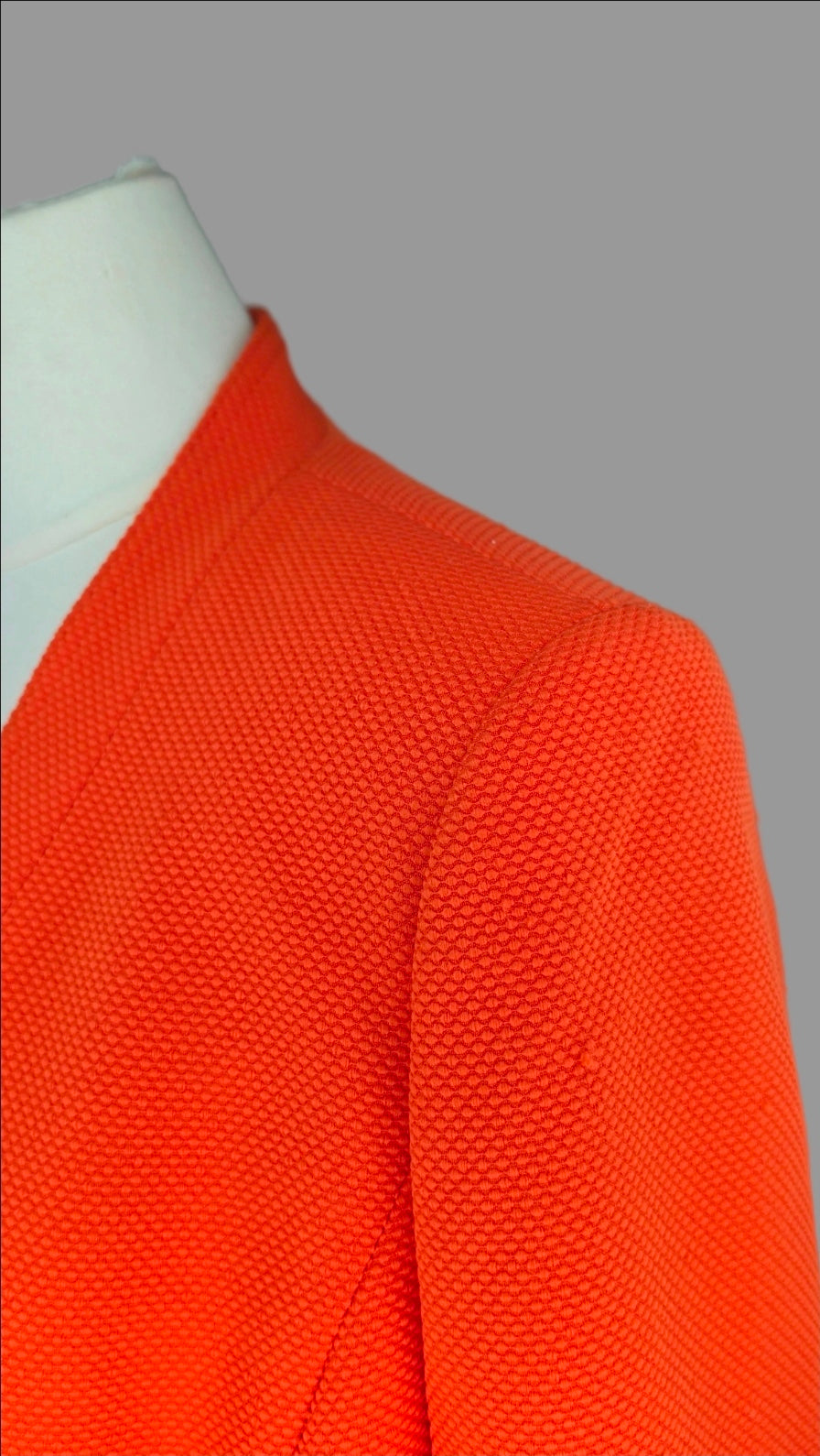 Kasper Textured Orange Petite Blazer | Size 8P